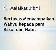 Malaikat Jibril Bertugas Menyampaikan Wahyu Kepada Para Nabi Dan Rasul